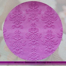 Новая горячая 6,5 сахарное ремесло помадка торт украшения инструменты Парижа сенсорный узор акриловая Скалка