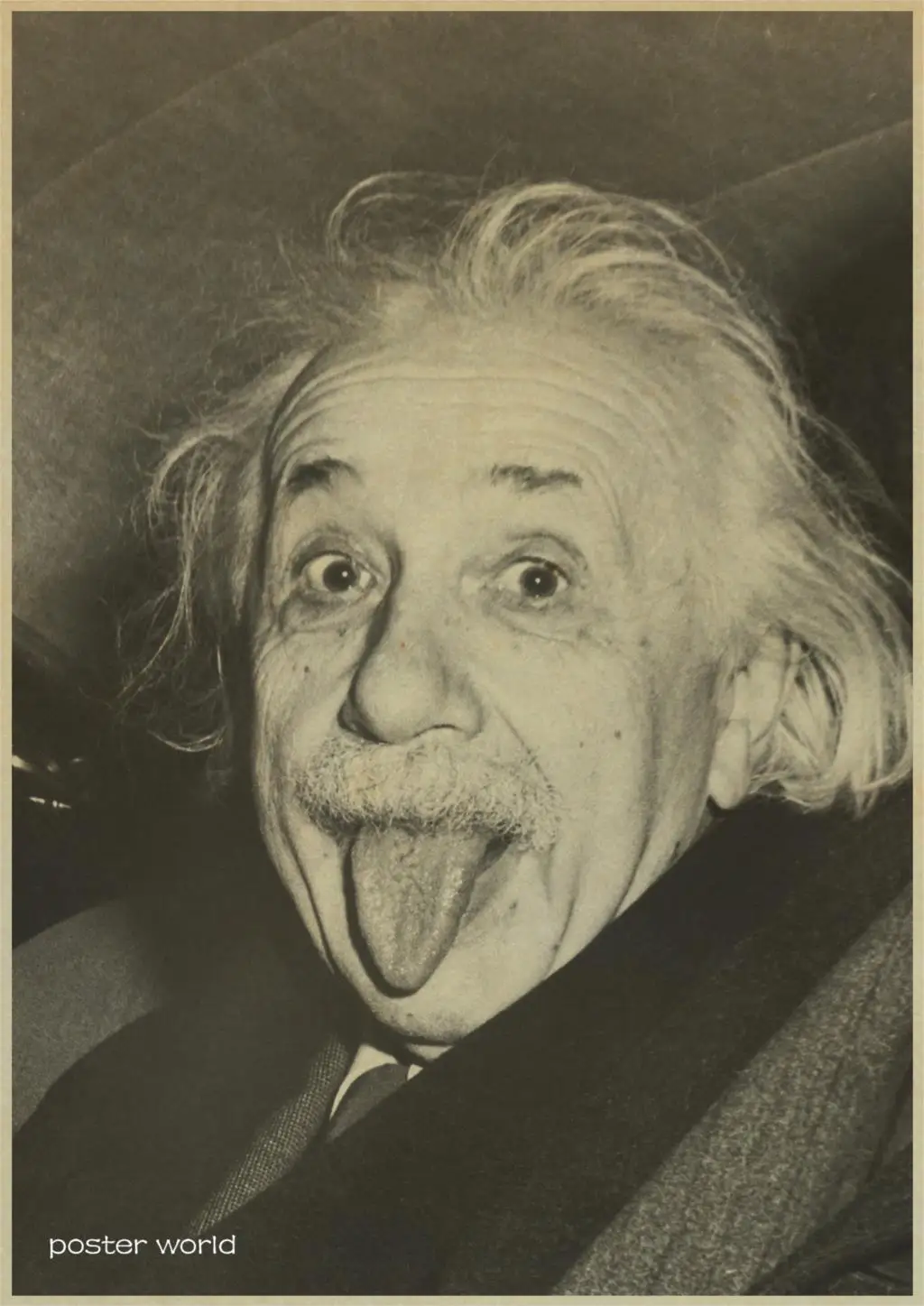 Ретро крафт-бумажные плакаты, постеры, декоративная живопись воображение более важно, чем знания-Альберт плакат "Эйнштейн"