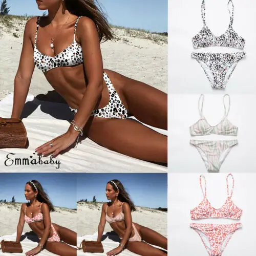 

Monokini Women Bikini Swimwear Push-up Sexy Bra Swimsuit Bandage Bathing Suit
