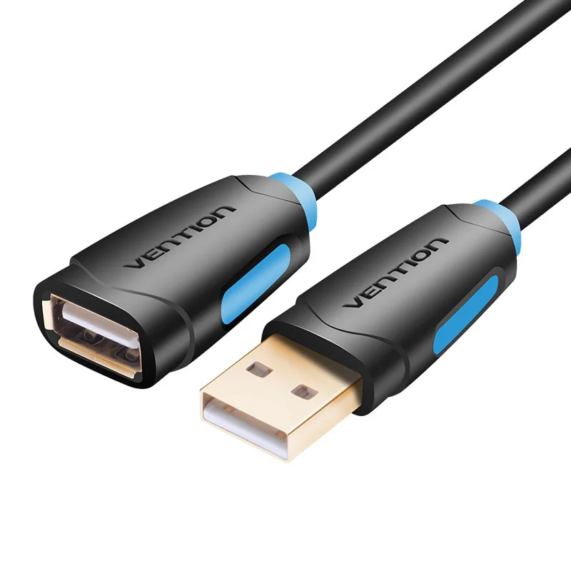 Vention USB кабель-удлинитель USB 3,0 кабель для камеры PC PS4 Xbox Smart TV высокоскоростное зарядное устройство и кабель-удлинитель USB 3,0 2,0