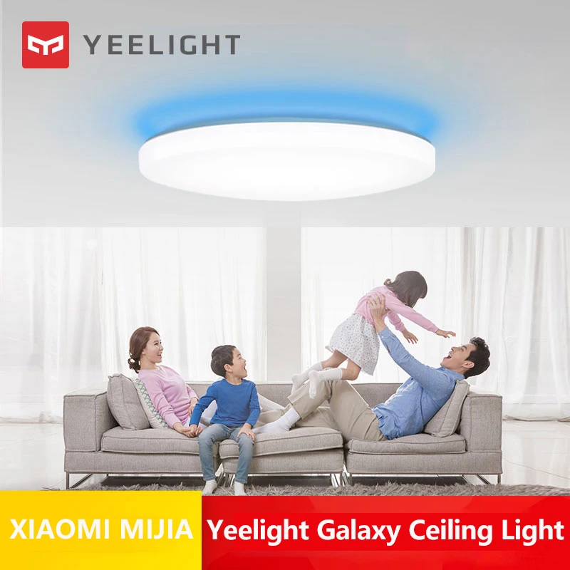 xiaomi Yeelight светодиодный потолочный 480 мм 32 Вт работает с приложением mi home и google home и для amazon Echo для xiaomi комплекты умного дома