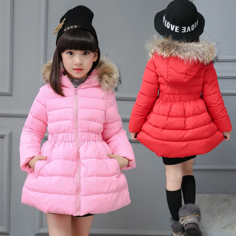 Children s Clothing Girls Jacket Coat Children Thick Warm Lamb s Wool Coat Big Virgin Leather