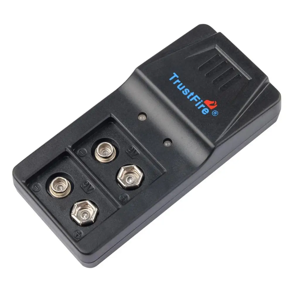 USB 9V 6F22 зарядное устройство 2 слота для 9V перезаряжаемая Li-lon и Ni-MH батарея анти-обратное короткое замыкание 2 батареи