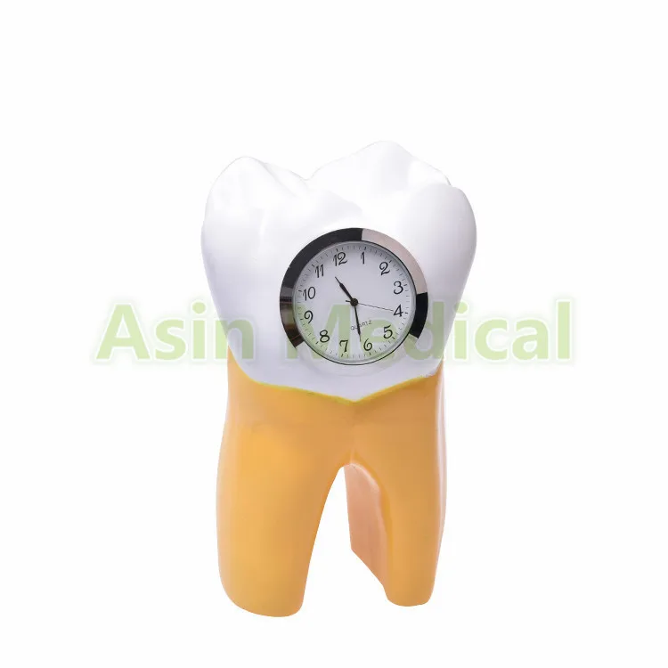 2018 зубной часы смолы ремесленных стоматолог подарок Изделия из смолы стоматологическая клиника украшения предметы мебели творческих