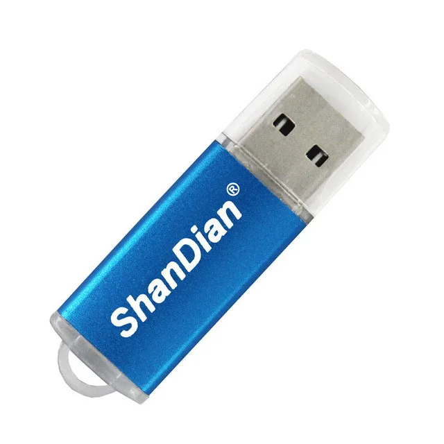 SHANDIAN креативный usb флеш-накопитель 64 ГБ 32 ГБ 16 ГБ 8 ГБ 4 ГБ внешний накопитель свадебная фотография модный подарок - Цвет: Blue