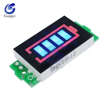 4S 4 серия индикатор емкости литиевой батареи 16,8 в синий дисплей тестер мощности батареи для электромобиля Li-po Li-ion