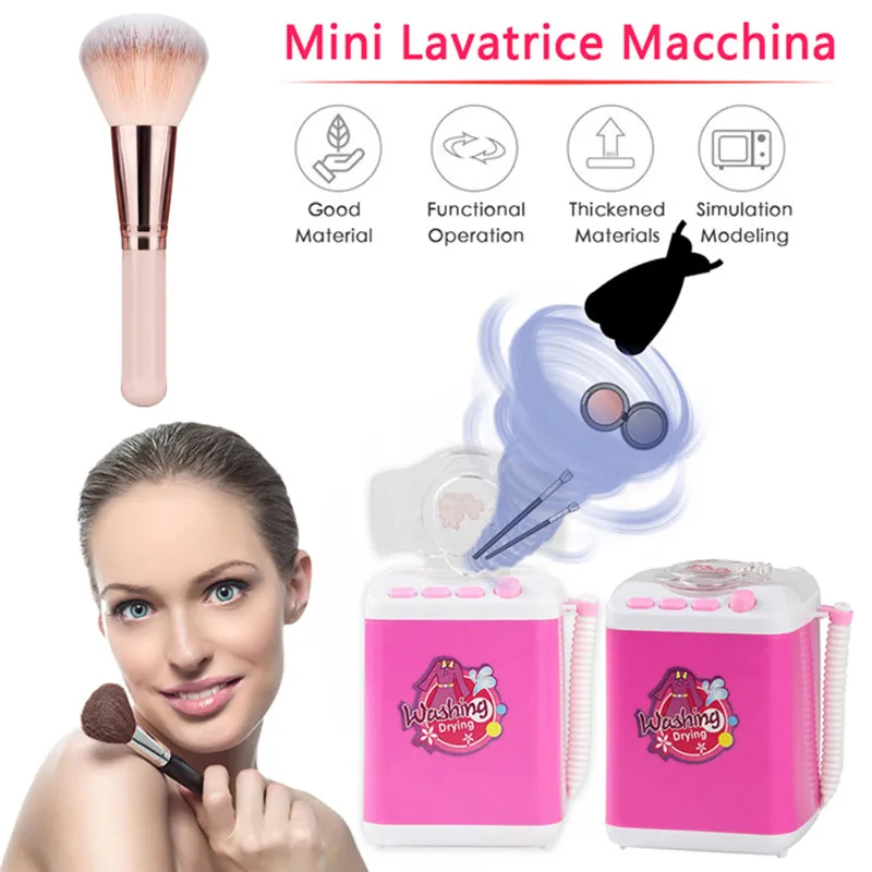 Мини Многофункциональная детская стиральная машина игрушка красота макияж