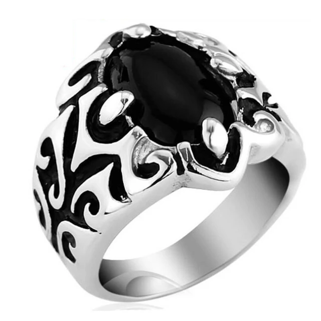 Buy Silver Ring Men, Art Deco Ring Men, Gift for Him Ring, Black Onyx Ring,  Onyx Ring, Black Stone Ring, Handsome Ring, Big Silver Ring Online in India  - Etsy