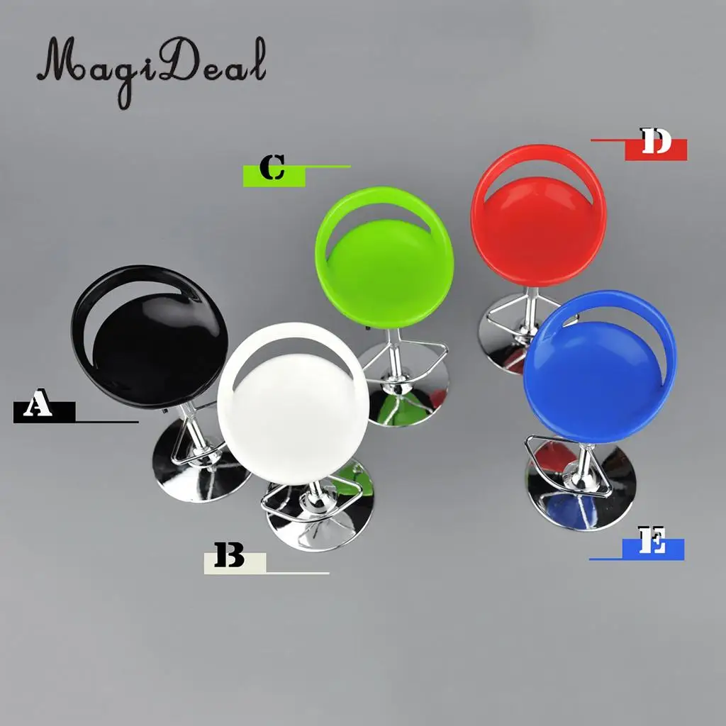 MagiDeal 1/6 Scale Dollhouse Round Swivel Chair Pub Bar Stool Furniture Decor for 12 Inch Action Figure Dolls Acce Toy 6x14cm MagiDeal 1/6 Scale Dollhouse Round Swivel Chair Pub Bar Stool Furniture Decor for 12 Inch Action Figure Dolls Acce Toy 6x14cm