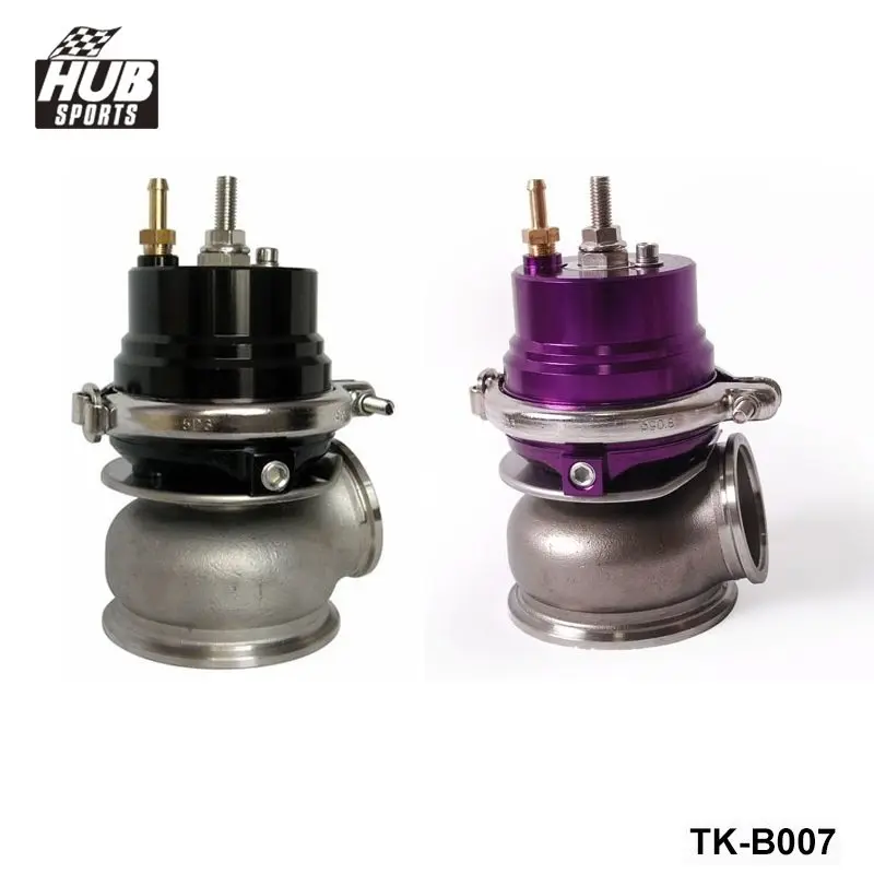 Purple/Black Universal External 12PSI 60MM Turbocharge Exhaust Manifold