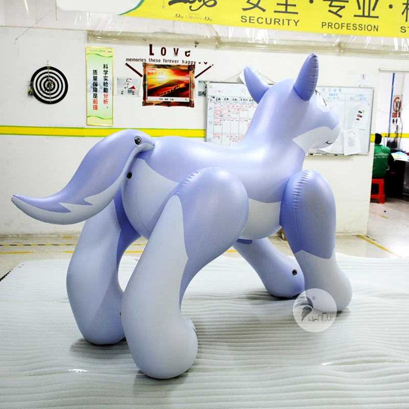 Hongyi Factory гигантский креативный надувной мультяшный животный светильник серый