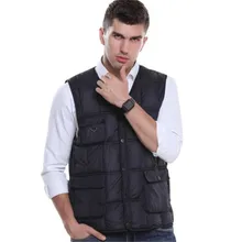 New Motorcycle Jacket USB Winter Electric Heated Sleevless Hiking Vest Jacket Winter Warm Down Infrared Heated Outerwear Coats