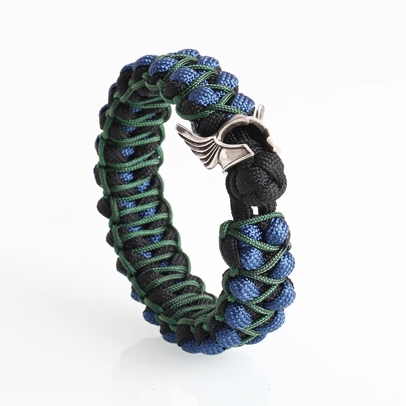 

Men Bracelet Braided Paracord Spartan Helmet Outdoor Paracord Amuletceltic Rune Knot Amulet Scandinavian Bracelets Umbrella Rope