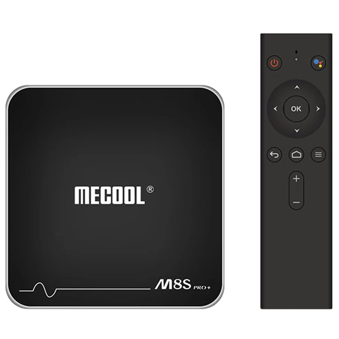 MECOOL M8S PRO + Android 7 1 ТВ коробка с голосовой пульт дистанционного управления