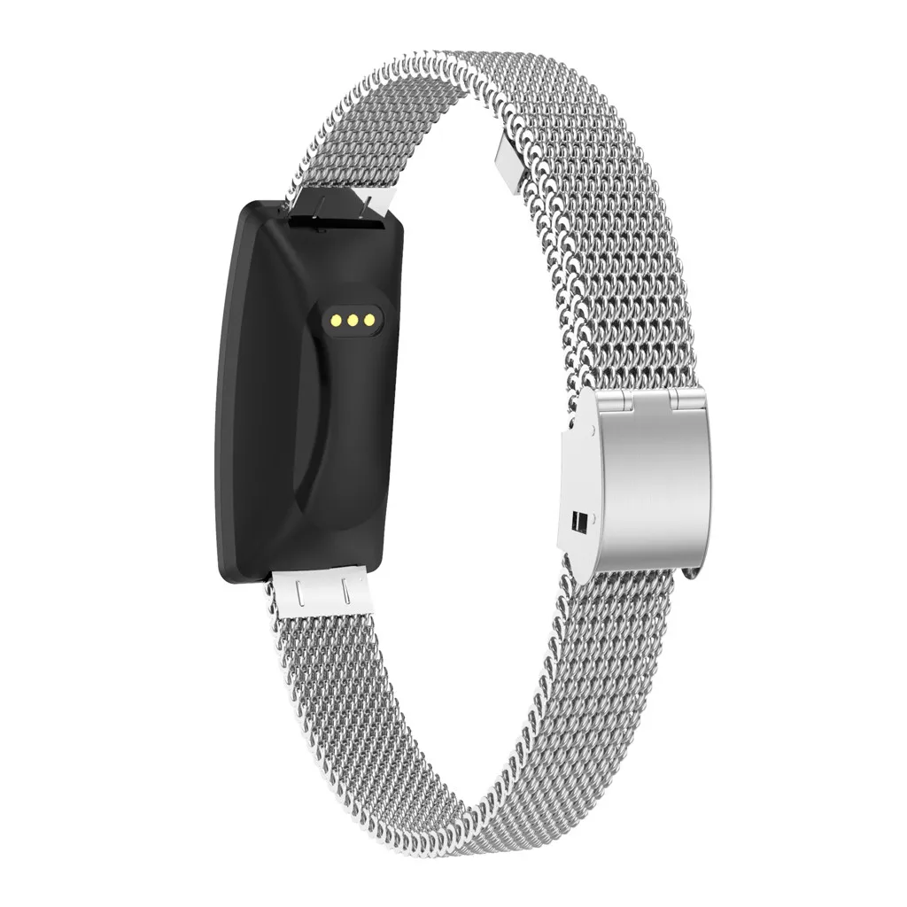 Сменный ремешок для часов из нержавеющей стали+ пленка для Fitbit Inspire/Inspire HR p45