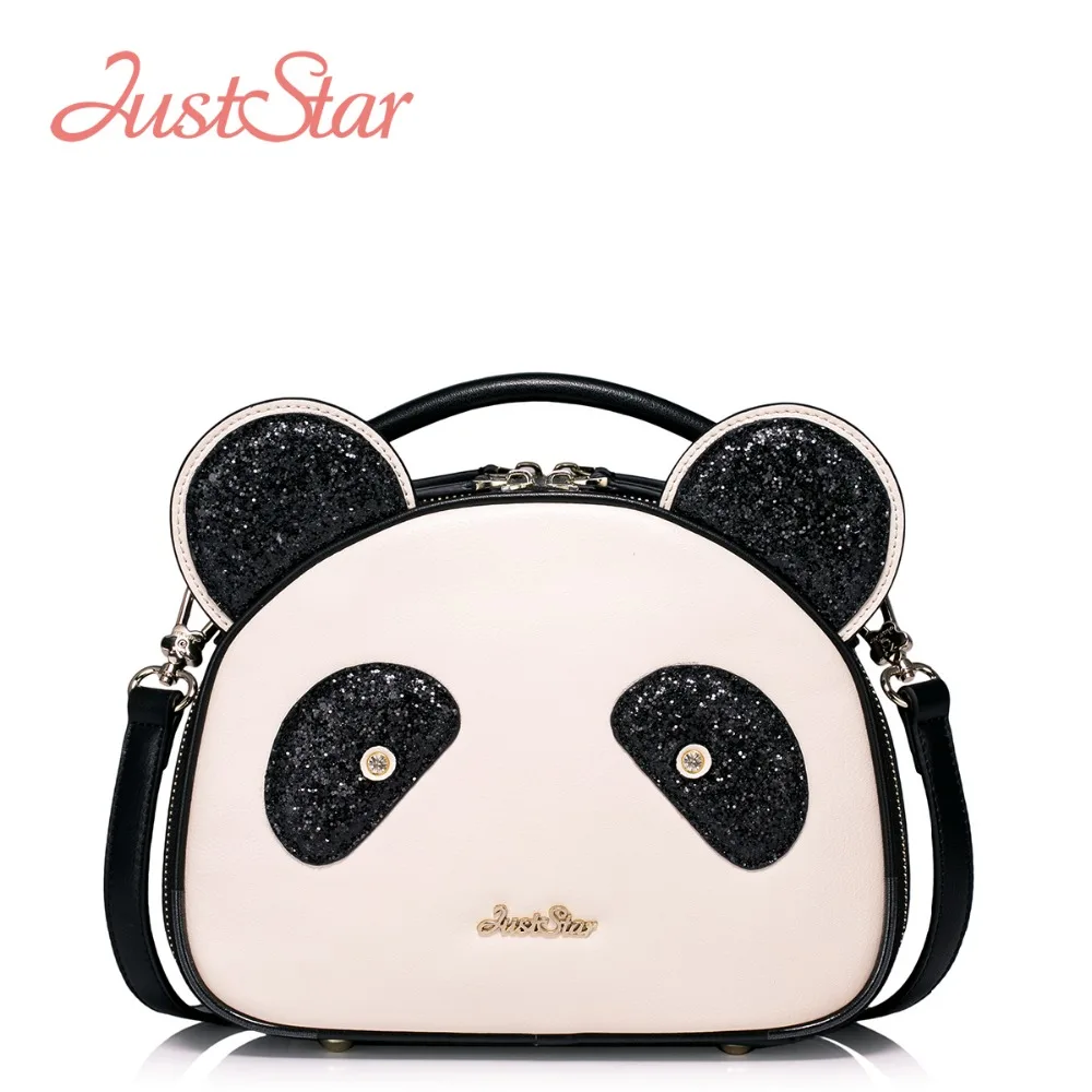 ПРОСТО ЗВЕЗДА Дамские туфли из PU искусственной кожи Сумки с рисунком панды