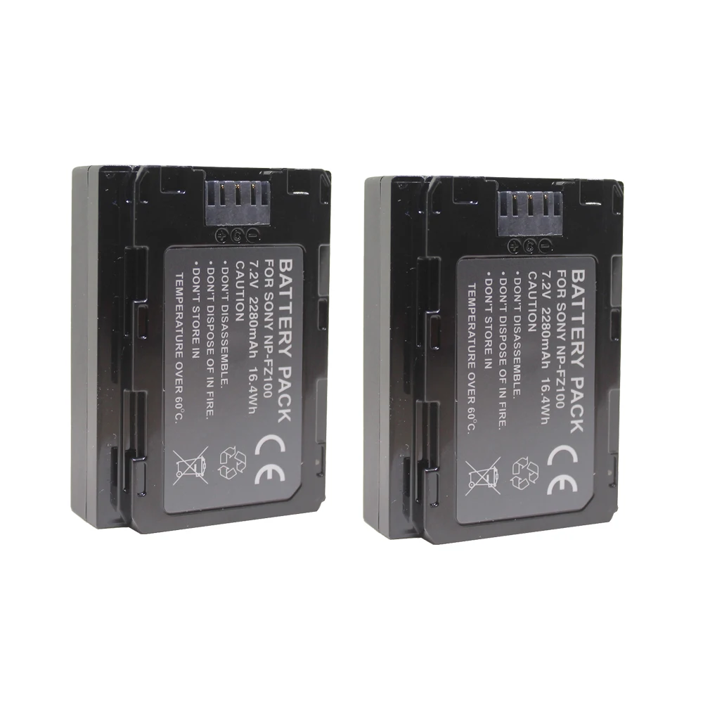 

Doscing 2pcs NP-FZ100 NP FZ100 NPFZ100 Camera Battery for Sony Alpha 9 A9 9R A9R 9S A9S A7RIII A7R3 7RM3 A7m3 BC-QZ1 Wholesale