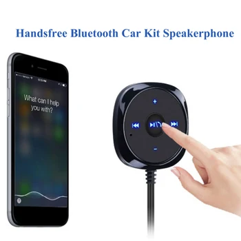 

kebidu AUX Audio Magnetic Base A2DP 3.5mm Car Kit Bluetooth Music Receiver Adapter Handsfree MP3 USB Charger For iphone Android