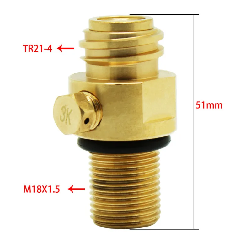 

Sodastream Soda Club Cylinder CO2 Refill Adapter Converter Thread Adapter G1/2-14,T21-4 ,W21.8-14 Transform Each Other