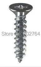 

ST2.9*25*100 pcs stainless steel 304 countersunk self tapping screw , DIN7982 FASTENRE ,HARDWARE