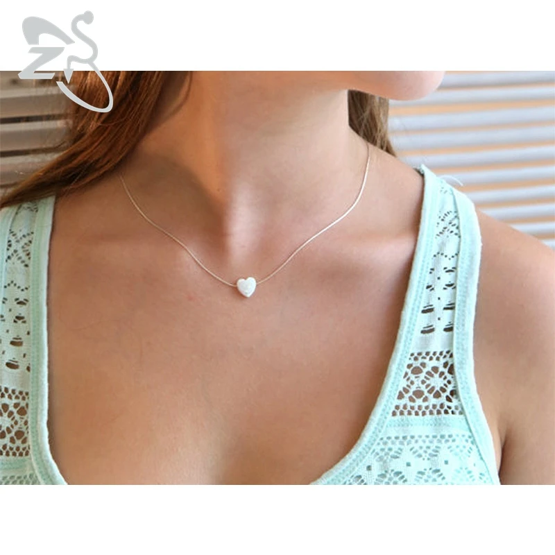 Женское Ожерелье с кулоном из серебра 925 пробы 8 цветов|stone coated steel roof|necklace themestone