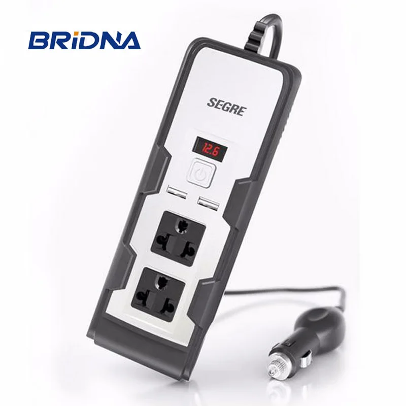 BRIDAN 150 Вт Мощность инвертор DC 12 В к AC 220 автомобиль Напряжение USB Dual конец инверсор