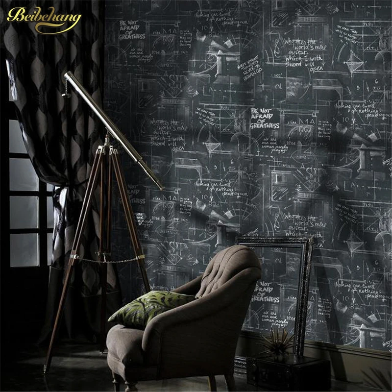 beibehang-linha-abstrato-papel-de-parede-moderno-preto-blackboard-papeis-decoracao-da-sua-casa-do-vintage-papier-peint