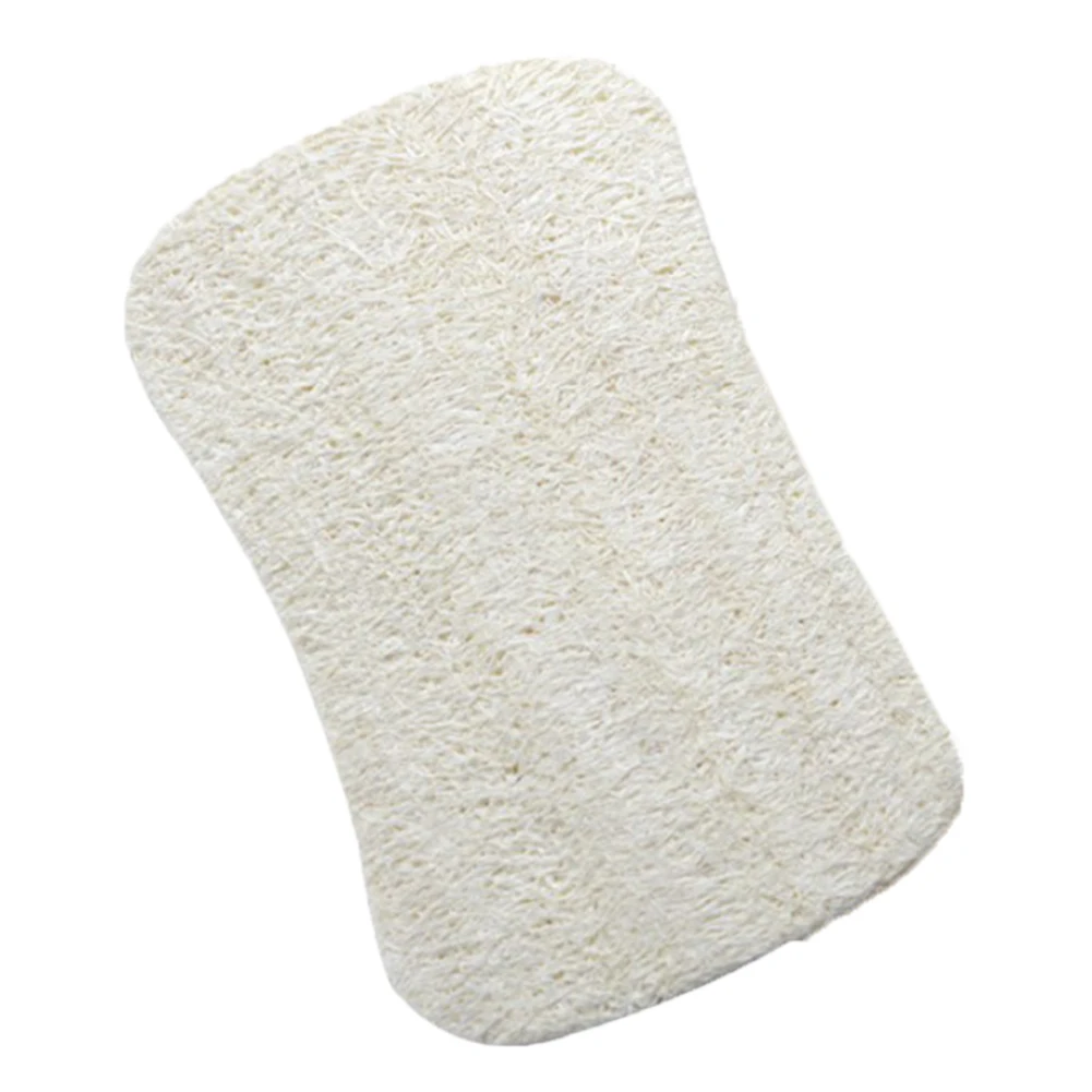

3pcs Multifunction Reusable Loofah Fiber Double Sided Natural Brush Kitchen Non-stick Oil Dish Washing Cloth Pot Cleaning Soft