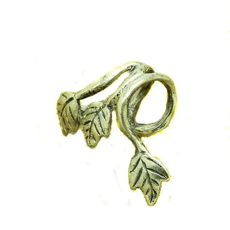 

Trendy Gothic Punk Leaf Earrings For Women Ear Cuff Clips Wrap No Piercing Boucle Silver Plated Fashion Jewelry Gift