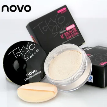 

NOVO 4 Color Loose Powder Fashion Women Waterproof Cosmetic Makeup Face Foundation Powder Mineral setting Powder SPF25 BN018