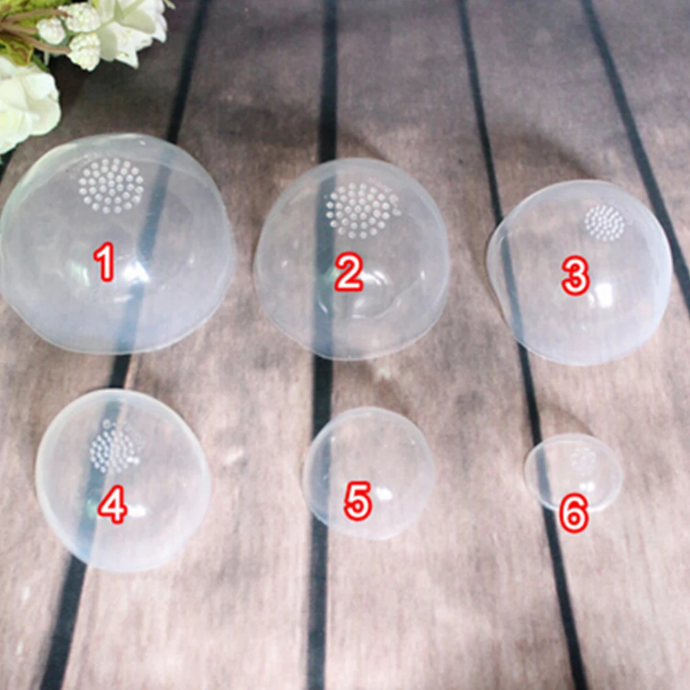 

6 Sizes for Choose 1/3 1/4 1/6 1/12 Silicone Headgear for doll Silica Gel Hair wigs Cover