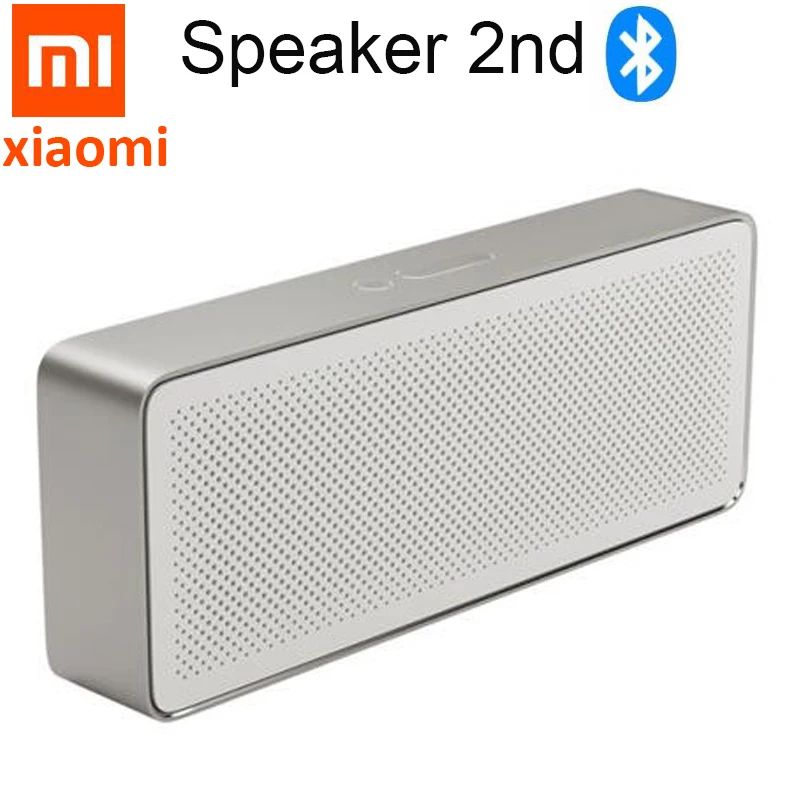 Xiaomi Mi Bluetooth динамик 2 квадратных коробки 2-й металлический корпус 3D стерео портативный Bluetooth 4,2 HD качество звука воспроизведение музыки