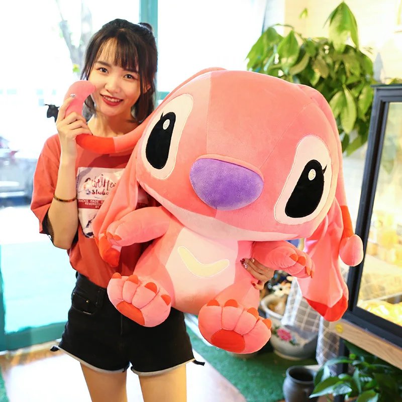 80CM 35CM Big Stitch Kawaii Stitch Plush Doll Toys Anime Lilo And Stitch Plush Toy Children Kid Birthday Gift Baby Appease Gift