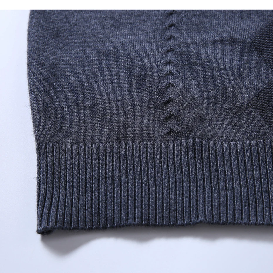 Осень Зима Новое поступление Однотонный свитер мужской жилет без рукава однотонные свитеры с v-образным вырезом шерстяные пуловеры свитера
