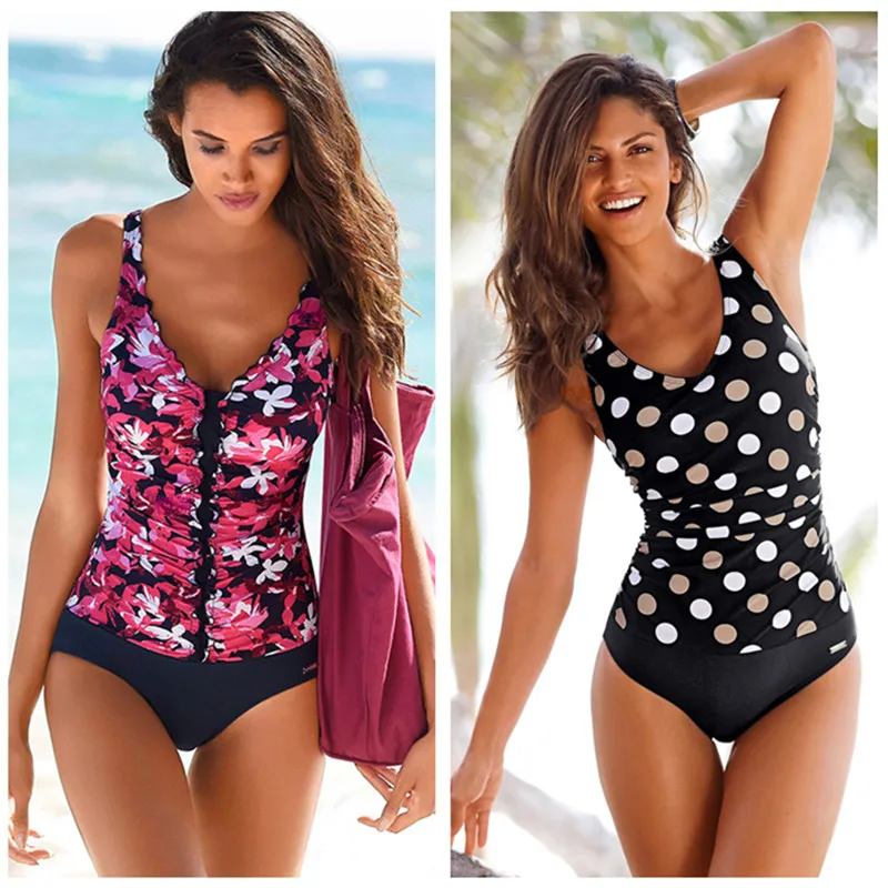 

Sexy One Piece Swimsuit Women Print Swimwear 2019 Backless Bathing Suit Bandage Swimsuit Girl Monokini Badpak maillot de bain