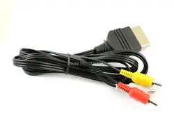 Композитный аудио-видео шнур av-кабель для Xbox Шнур адаптер конвертер разъем компонентный свинец 3RCA кабель