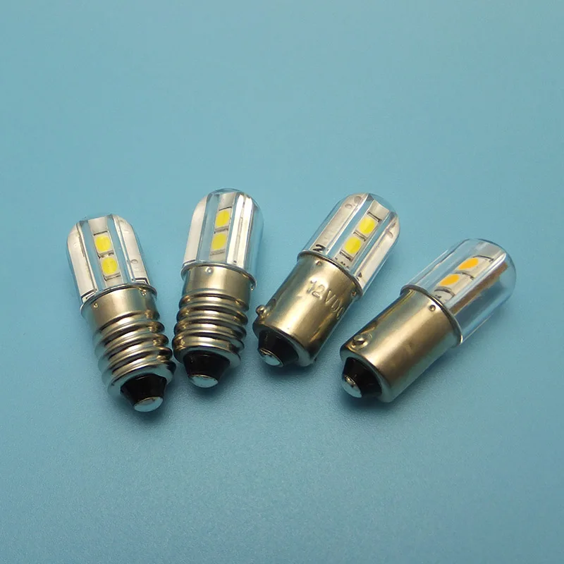 MIDCARS Высокое качество 48V T4w Ba9s E10 светодиодный лампы 12v LIndicator светильник для роста