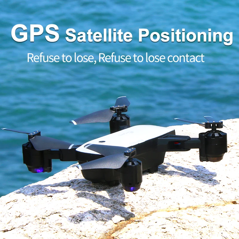 GPS Drone Follow Me FPV Helicopter With 1080P HD 5MP Wide-Angle Camera Auto Return Altitude Hold Headless Mode Dron Professional