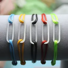 Только 925 Stamp стерлингового серебра 925 ссылка браслет для Для мужчин Для женщин с регулируемым веревки браслет maillon Франции Лидер продаж ювелирные изделия