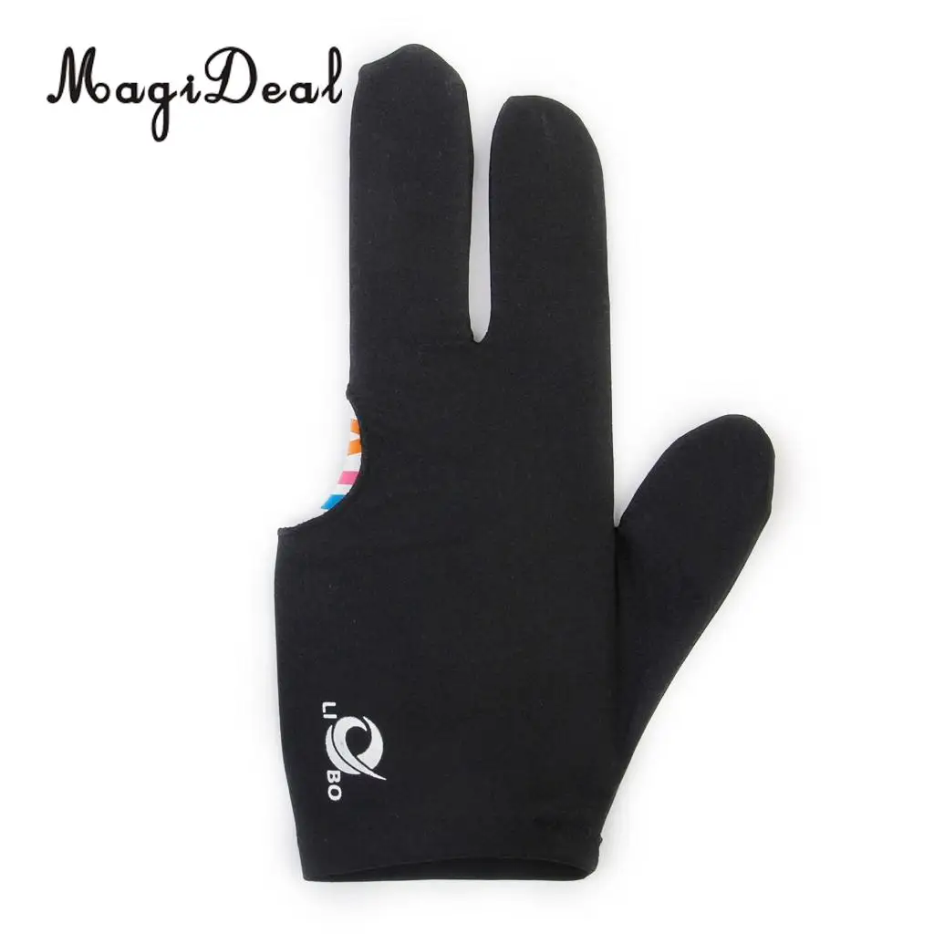 MagiDeal 6 Pieces Snooker Pool Cue Tip Table Billiard Chalk cube + 10pcs 3 Finger Billiards Glove