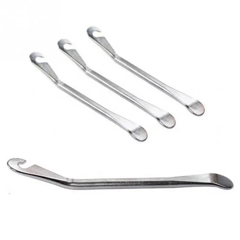 

3Pcs 12cm Metal Bicycle Bike Tire Tyre Lever Remover Repair Tool Cycling Lever On One Side And A Hook On The Other Equipment #18
