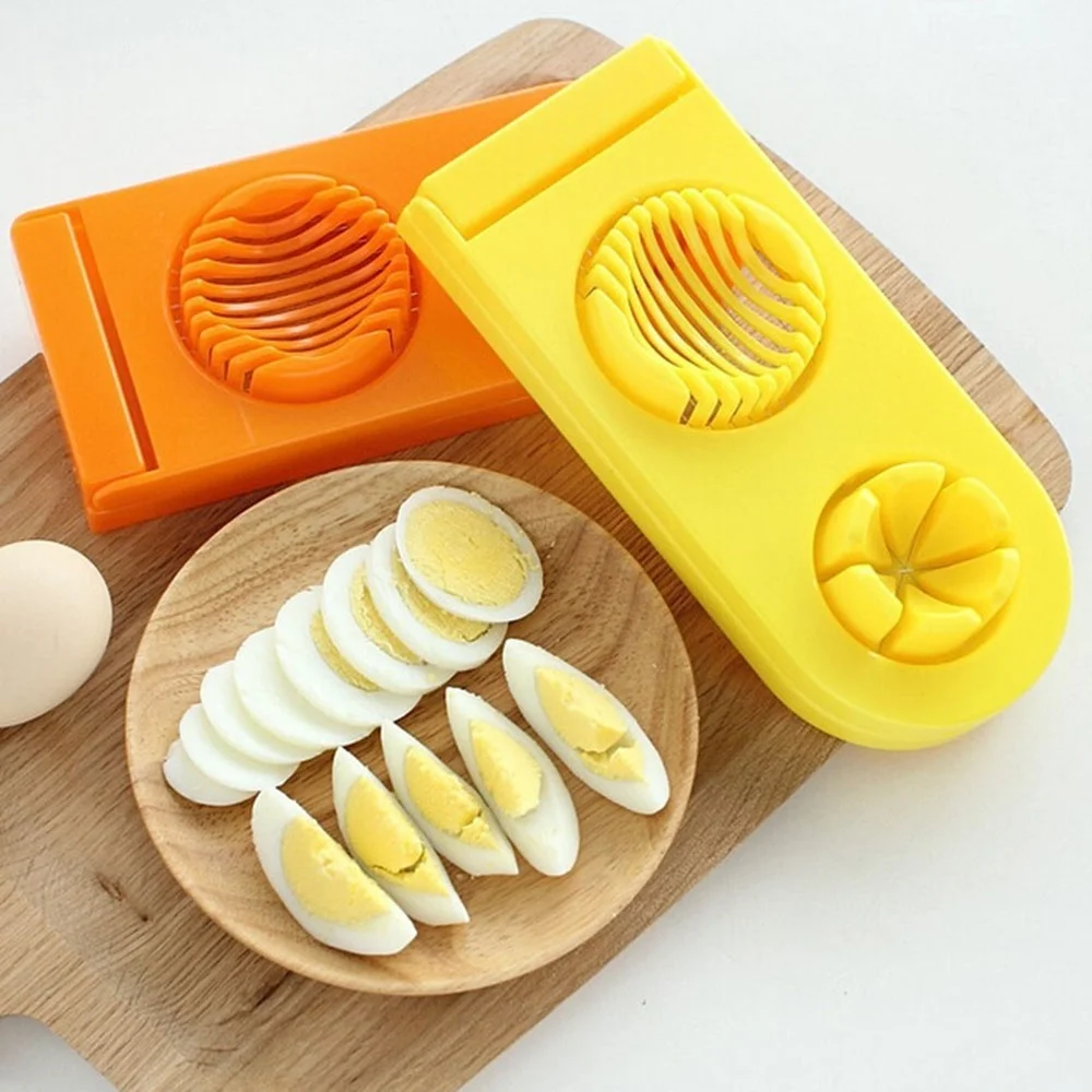 

1 pc Practice Egg Slicer Multifunctional Flower Edges Cutter Cooking Tools Egg Cooked Cutter Boiled Egg Slicer Kitchen Tools