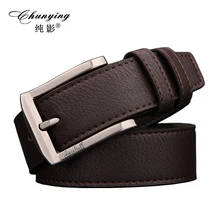 2017 hot new fashion belt men genuine leather strap male belts for men high quality alloy buckle belt for jeans