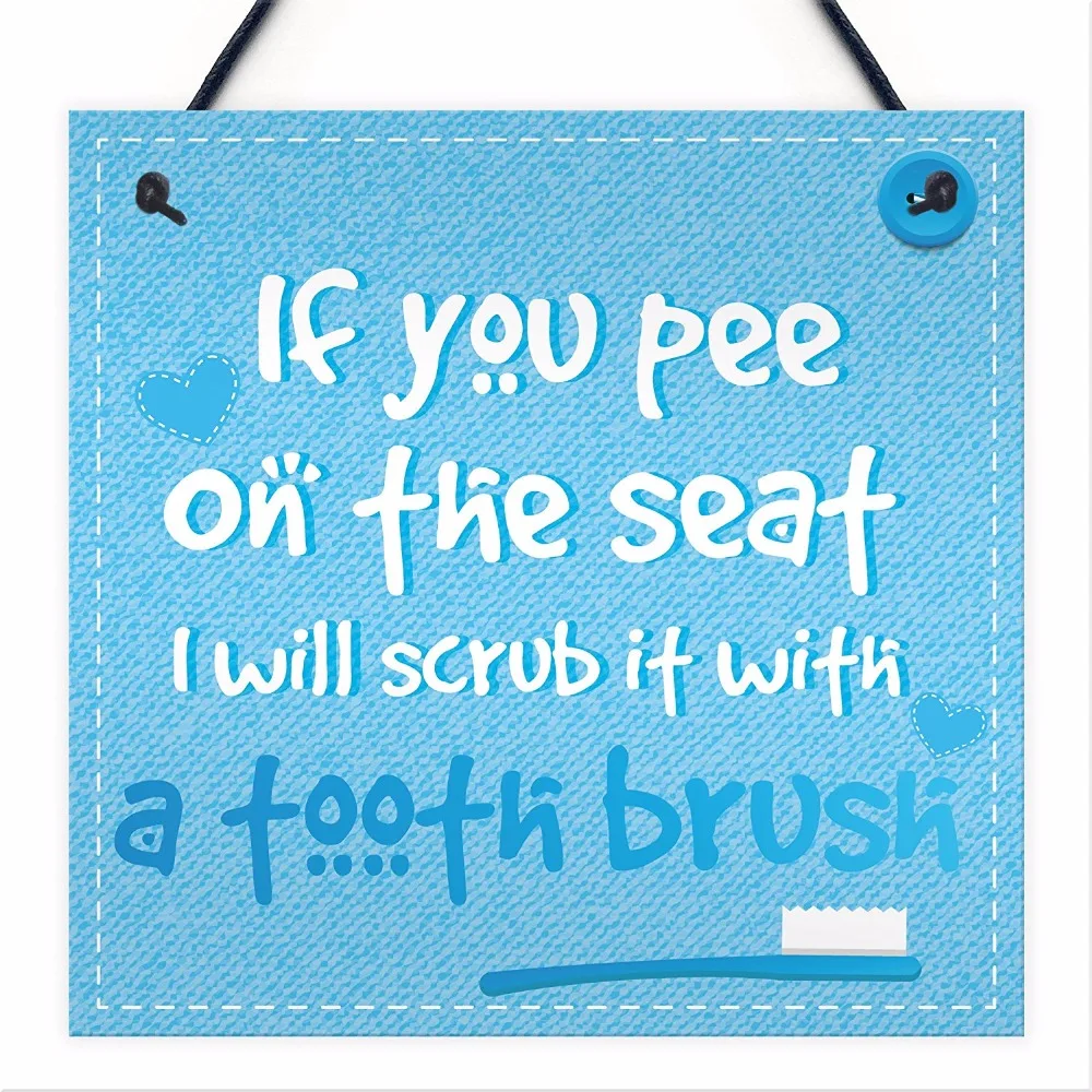 Us 20 99 Meijiafei Funny On The Seat Quote Chic Bathroom Door Toilet Wall Sign Loo Art Plaque House Warming New Home Signs In Plaques Us 20 99 Meijiafei Funny On The Seat Quote Chic Bathroom Door Toilet Wall Sign Loo Art Plaque House Warming New Home Signs In Plaques