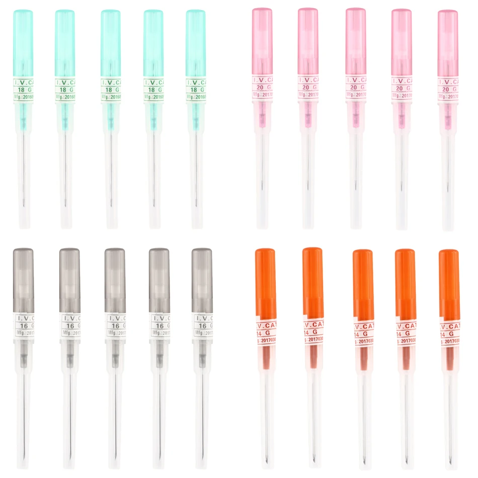 

5pcs/lot Piercing Needles I.V Catheter 16G Gauge Needles Sterilised Body Piercing Tattoo Needles 14G 16G 18G 20G Sewing Needles