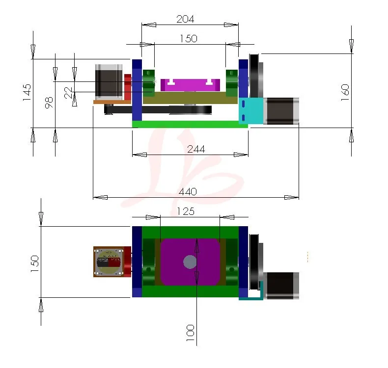 CNC 4 5-я роторная ось с таблицей для маршрутизатора cnc