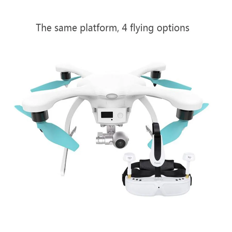 Original EHANG GHOST 2.0 Aerial Intelligent RC Drone FPV Quadcopter with 3-Axis Gimbal G-Box Controlled by Smartphone