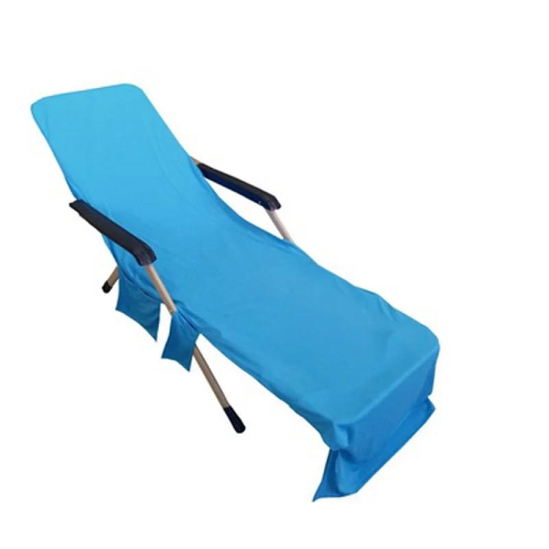 

Microfiber Purple/Blue/Rose Beach Chair Cover Beach Chair Bath Towel Chair Cover Towel Summer Holiday Towel Swimming Pool