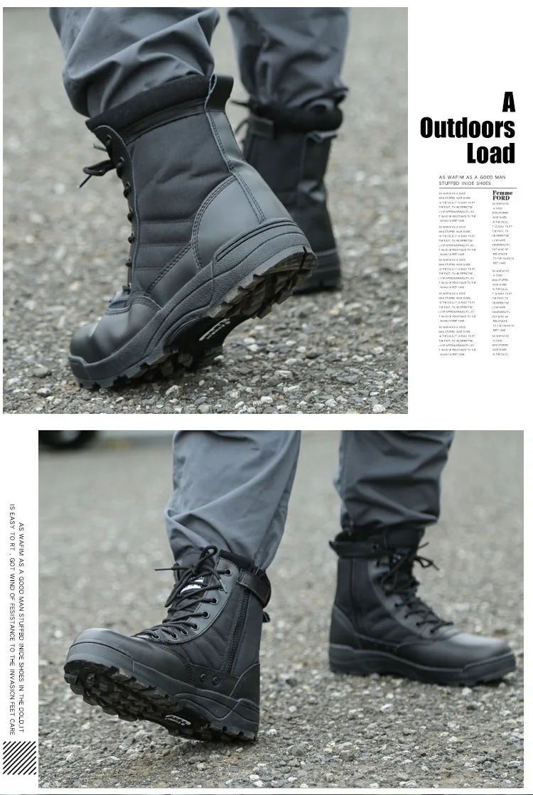 REETENE/мужские военные ботинки; Тактические армейские ботинки; Мужская Рабочая безопасная обувь; спецназ; Тактические армейские ботинки для пустыни; мужские ботинки
