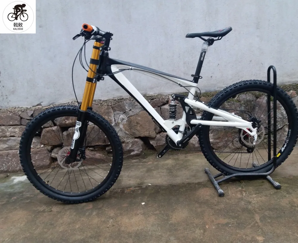Top Kalosse  Downhill    26*17 inch    tyre dirt bike   DH   bicicleta mountain bike  30 speed   26er  Hydraulic  brakes 1